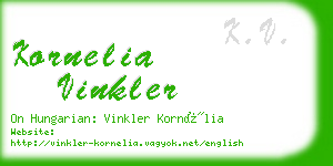 kornelia vinkler business card